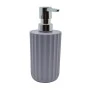 DISPENSER ΠΛΑΣΤΙΚΟ ΓΚΡΙ ΜΑΤ ΡΙΓΕΣ 7,5x7,5x17εκ.ANKOR