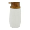 DISPENSER ΠΛΑΣΤΙΚΟ ΛΕΥΚΟ ΡΙΓΕ ΜΕ ΕΦΕ ΞΥΛΟΥ 8x15,8εκ. ANKOR