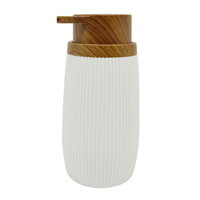 DISPENSER ΠΛΑΣΤΙΚΟ ΛΕΥΚΟ ΡΙΓΕ ΜΕ ΕΦΕ ΞΥΛΟΥ 8x15,8εκ. ANKOR