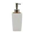 DISPENSER ΠΟΛΥΕΣΤΕΡΙΚΟ ΑΣΠΡΟ ΜΕ ΞΥΛΟ ΑΚΑΚΙΑΣ 6,5x6,3x17,8εκ.ANKOR