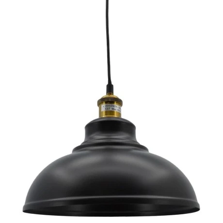ΦΩΤΙΣΤΙΚΟ ΟΡΟΦΗΣ ΜΕΤΑΛΛΙΚΟ ΜΑΥΡΟ (Ε27/60W) ΑNKOR