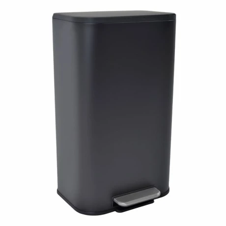 ΚΑΔΟΣ ΑΠΟΡΡΙΜΑΤΩΝ SOUL 30L SOFT CLOSE ΙΝΟΧ ΜΑΥΡΟ ΜΑΤ ANKOR