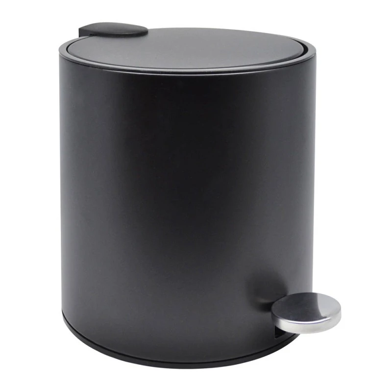 ΚΑΛΑΘΙ ΜΠΑΝΙΟΥ 5lt INOX ΜΑΥΡΟ ΜΑΤ SOFT CLOSE ANKOR