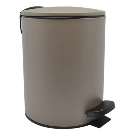 ΚΑΛΑΘΙ ΜΠΑΝΙΟΥ 5lt INOX ΜΠΕΖ ΓΚΡΙ ΜΑΤ SOFT CLOSE ANKOR