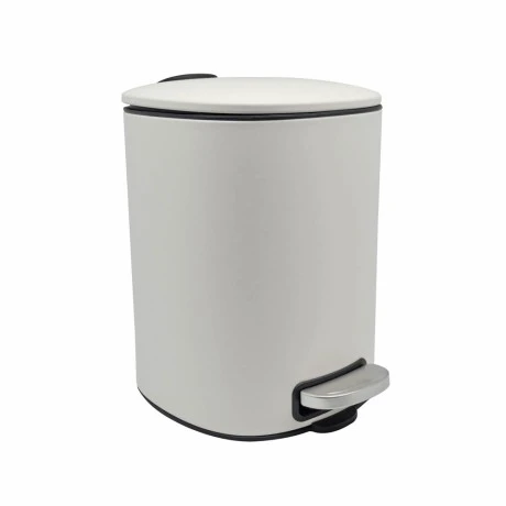 ΚΑΛΑΘΙ ΜΠΑΝΙΟΥ 5lt INOX ΤΕΤΡΑΓΩΝΟ ΚΡΕΜ ΜΑΤ SOFT CLOSE ANKOR