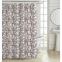 ΚΟΥΡΤΙΝΑ ΜΠΑΝΙΟΥ ΠΟΛΥΕΣΤΕΡΙΚΗ 180x200εκ 90gsm ΜΕ 12 ΚΡΙΚΟΥΣ ΓΕΩΜΕΤΡΙΚΟ ΜΟΤΙΒΟ ΡΟΖ ΚΑΙ ΓΚΡΙ ΧΡΩΜΑ ANKOR