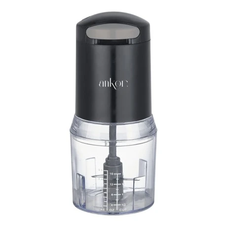 ΠΟΛΥΚΟΦΤΗΣ ANKOR ΜΕ ΔΙΠΛΗ ΛΕΠΙΔΑ 260W ΔΟΧΕΙΟ 500ml ΜΑΥΡΟ ΧΡΩΜΑ ANKOR