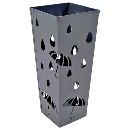 ΟΜΠΡΕΛΟΘΗΚΗ ΜΕΤΑΛΛΙΚΗ ΓΚΡΙ ΜΑΤ 21x21x50εκ. ANKOR