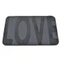 ΠΑΤΑΚΙ ΜΠΑΝΙΟΥ MEMORY FOAM ΓΚΡΙ LOVE ΜΕ SBR 50x80εκ.ANKOR