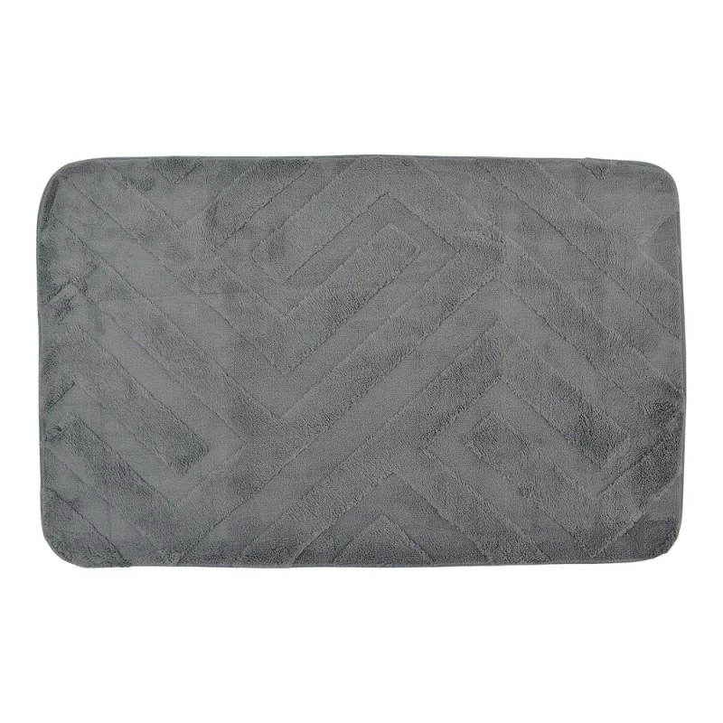 ΠΑΤΑΚΙ ΜΠΑΝΙΟΥ MEMORY FOAM ΓΚΡΙ ΧΡΩΜΑ ΜΕ PVC 50x80εκ.ANKOR