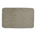 ΠΑΤΑΚΙ ΜΠΑΝΙΟΥ MEMORY FOAM ΜΠΕΖ ΧΡΩΜΑ ΜΕ PVC 50x80εκ.ANKOR