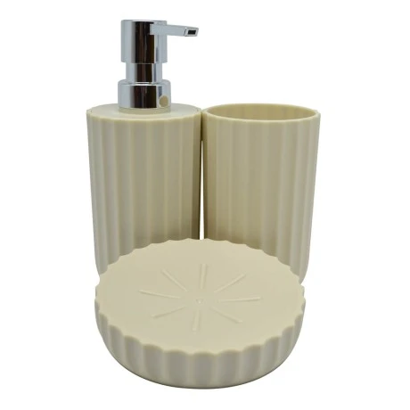 DISPENSER ΠΛΑΣΤΙΚΟ ΜΠΕΖ ΜΑΤ ΡΙΓΕΣ 7,5x7,5x17εκ.ANKOR