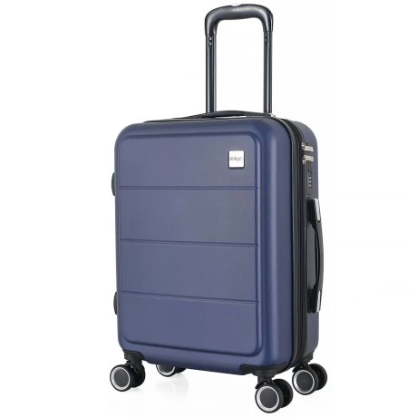 ΒΑΛΙΤΣΑ ΚΑΜΠΙΝΑΣ ANKOR ABS 37x27x55εκ. ΜΕ ΕΠΕΚΤΑΣΗ ΚΑΙ 4 ΡΟΔΕΣ ΜΠΛΕ