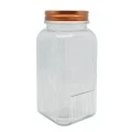 ΒΑΖΟ ΓΥΑΛΙΝΟ ΜΕ ROSE GOLD ΜΕΤΑΛΛΙΚΟ ΚΑΠΑΚΙ 1500ml ANKOR