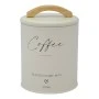 ΒΑΖΟ ΜΕΤΑΛΛΙΚΟ ΚΡΕΜ Coffee ΜΕ ΞΥΛΙΝΗ ΛΑΒΗ 11x11x13-15εκ.ANKOR