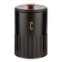 ΒΑΖΟ ΜΕΤΑΛΛΙΚΟ ΜΑΥΡΟ Coffee ΜΕ ROSE GOLD ΛΕΠΤΟΜΕΡΕΙΕΣ 11x11x17,2εκ.ANKOR