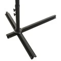 Garden umbrella pendant metal professional with crank and split mechanism in beige color Ø3m