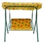 Metal baby swing in green / yellow color 105x70x110cm