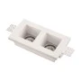 ΣΠΟΤ ΓΥΨΙΝΟ ΔΙΠΛΟ ΤΕΤΡΑΓΩΝΟ 2XGU10 214x117x60mm EUROLAMP 147-53203