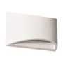 ΑΠΛΙΚΑ ΤΟΙΧΟΥ ΟΒΑΛ MEDIUM ΓΥΨΙΝΗ G9 1x6W 200x80x120mm EUROLAMP 147-53302