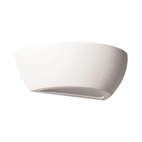 ΑΠΛΙΚΑ ΤΟΙΧΟΥ ΟΒΑΛ ΓΥΨΙΝΗ 1xE14 310x150x110 EUROLAMP 147-53307