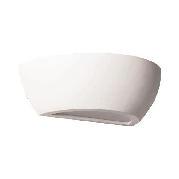 ΑΠΛΙΚΑ ΤΟΙΧΟΥ ΟΒΑΛ ΓΥΨΙΝΗ 1xE14 310x150x110 EUROLAMP 147-53307
