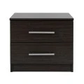 ΚΟΜΟΔΙΝΟ ΜΕΛΑΜΙΝΗΣ CHELSEA HM2220.01 ZEBRANO 48X40,5X41,5 εκ.