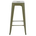 ΣΚΑΜΠΟ BAR ΜΕΤΑΛΛΙΚΟ MELITA ΣΕ DARK OLIVE GREEN HM8642.03 43x43x78 εκ.