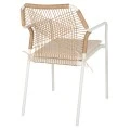 ΠΟΛΥΘΡΟΝΑ ΑΛΟΥΜΙΝΙΟΥ TROTTER HM5865.12 ΛΕΥΚΟΣ ΣΚΕΛΕΤΟΣ ΜΕ WICKER ΜΠΕΖ & ΕΚΡΟΥ ΜΑΞΙΛΑΡΙ