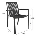 ΠΟΛΥΘΡΟΝΑ ΑΛΟΥΜΙΝΙΟΥ QUILLA ΓΚΡΙ HM5130.02 54,2x59x83,5Υεκ.