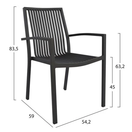 ΠΟΛΥΘΡΟΝΑ ΑΛΟΥΜΙΝΙΟΥ BRONCA HM5130.02 ΓΚΡΙ 54,2x59x83,5Υεκ.
