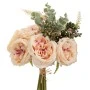 ARTIFICIAL SALMON PEONIA BOUQUET X6 26CM