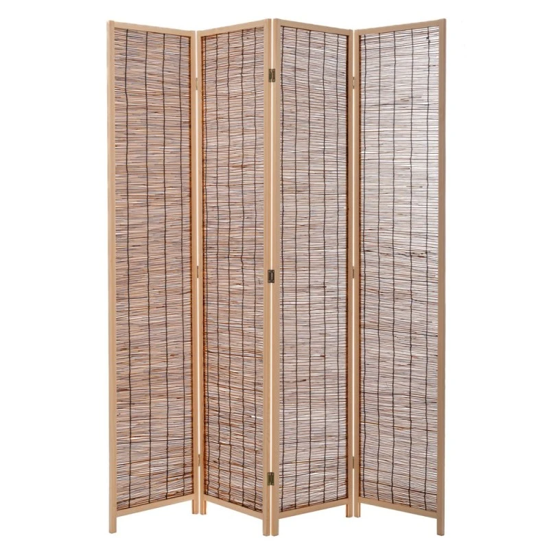 4 PANEL WOOD ROOM DIVIDER 160X180CM