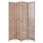 4 PANEL WOOD ROOM DIVIDER 160X180CM