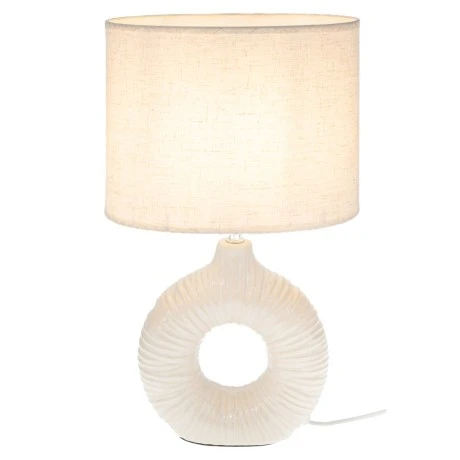 CRΘME CERAMIC LAMP WITH CRΘME HAT 43CM