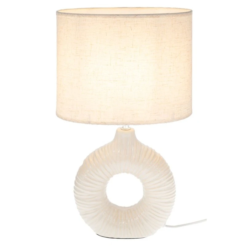 CRΘME CERAMIC LAMP WITH CRΘME HAT 43CM