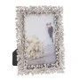 SILVER METAL FRAME WITH STONES 10X15CM