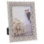 SILVER METAL FRAME WITH STONES 13X18CM