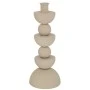 METAL CANDLEHOLDER IN CREAM COLOR 10X10X26CM