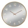 DECO ROUND METAL WALL CLOCK IN BLACK AND WHITE COLOR WITH WIRELESS 3 COLORS LIGHT CONTROL D60CM