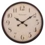 DECO ROUND METAL WALL CLOCK IN BEIGE  BROWN COLOR D50CM