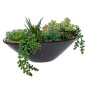 ARTIFICIAL SUCCULENT PLANT IN CERAMIC POT 18CM