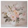 VASE WITH FLOWERS PAINTING ON PRINTED CANVAS 80X80CM