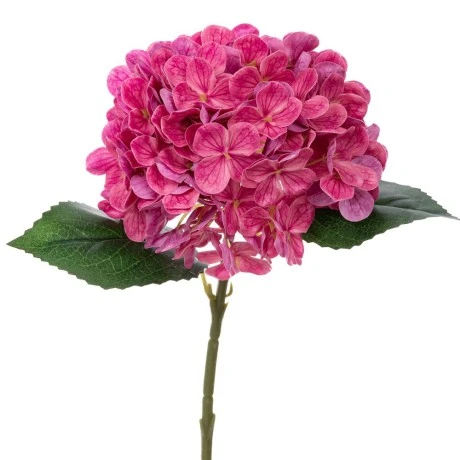 GIANT DARK PINK HYDRANGEA STEM REAL TOUCH