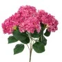 ARTIFICIAL HYDRANGEA REAL TOUCH BOUQUET IN DARK PINK COLOR X5