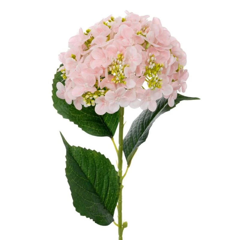 HYDRANGEA STEM REAL TOUCH IN L.PINK COLOR D18X61,5CM