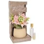 ARTIFICIAL WHITE ORCHID IN POT WITH AROMA IN GIFT BOX (MY PARIS) 14X14X30CM
