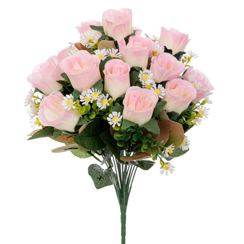 ARTIFICIAL BOUQUET WITH PINK ROSES