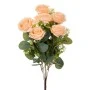 ARTIFICIAL CREAM ROSES BUSH POTTED