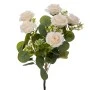 ARTIFICIAL WHITE ROSES BUSH POTTED